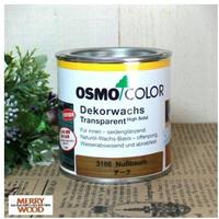 OSMO Dekorwachs Transparent 375ml Nussbaum 3166