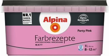 Alpina Farben Farbrezepte 1 l Party Pink
