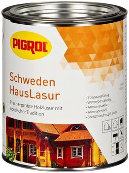 PIGROL Schwedenhaus-Lasur, Farbton: kastanie 0,75 ltr.