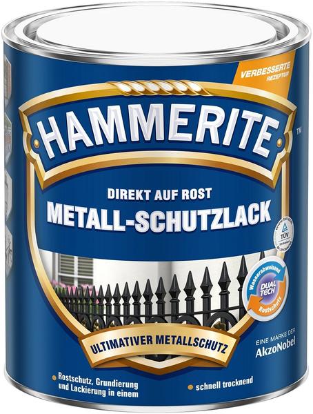 Hammerite Metall-Schutzlack glänzend 250 ml schwarz