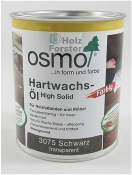 Osmo Hartwachs-Öl Farbig Schwarz 3075 (0,75 l)
