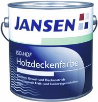 Jansen ISO-HDF Holzdeckenfarbe matt wei&szlig; 2,5l Grund und Deckanstrich