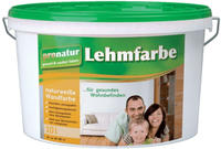 Pronatur Lehmfarbe Naturwei&szlig; 10 L Wei&szlig; Wandfarbe