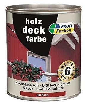 PROFI Farben Acryl Holzdeckfarbe 750 ml wei&szlig;