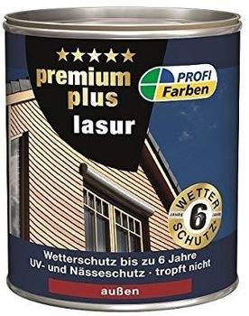 PROFI Farben Kunstharz Premium Plus Lasur 750 ml weiß