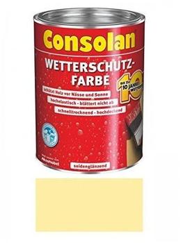 Consolan Wetterschutz-Farbe 0,75 l nordisch gelb