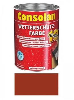 Consolan Wetterschutz-Farbe 0,75 l rotbraun