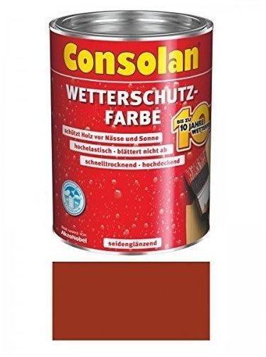 Consolan Wetterschutz-Farbe 0,75 l rotbraun