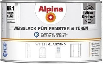 Alpina Farben Weisslack für Fenster und Türen weiss 300 ml, glänzend