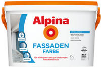 Fassadenfarbe 10 L Wei&szlig; Matt Fassadenfarbe - Alpina