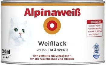 Alpina Farben Weißlack weiss 300 ml, glänzend