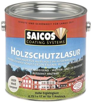 Saicos Holzlasur 0,75 l weiß