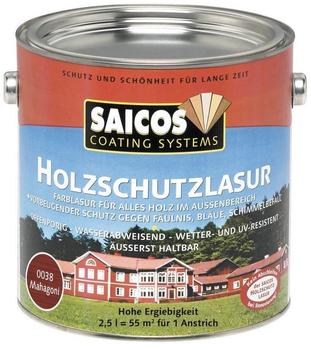 Saicos Holzlasur 2,5 l mahagoni