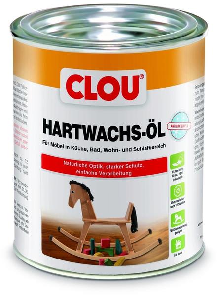 CLOU Hartwachs-Öl antibakteriell für Möbel 750 ml