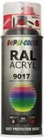 Dupli Color RAL-Lack RAL ACRYL RAL 9017 verkehrsschwarz gl&auml;nzend 400 ml 349812