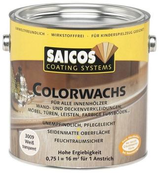 Saicos Colorwachs 0,75 l weiß transparent