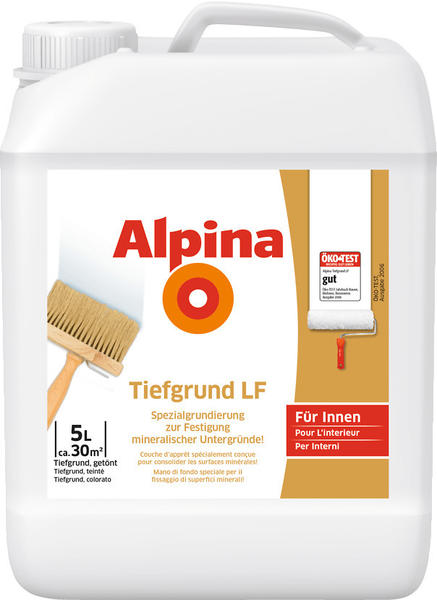 Alpina Farben Grundierung Tiefgrund LF 5 L