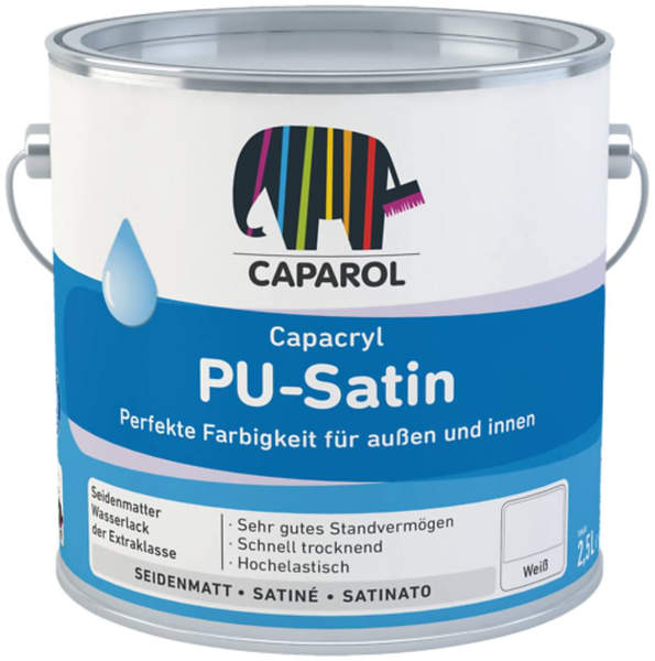 Caparol Capacryl PU-Satin weiß 750 ml