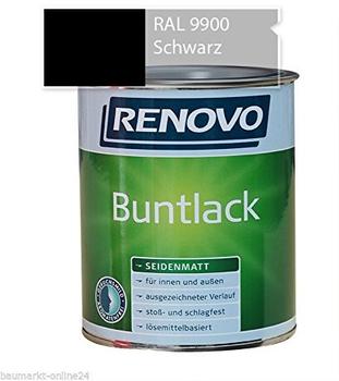 Renovo Buntlack seidenmatt schwarz 2,5 l