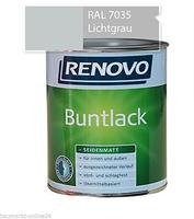 Buntlack 2,5 L RAL 7035 Lichtgrau Seidenmatt Renovo