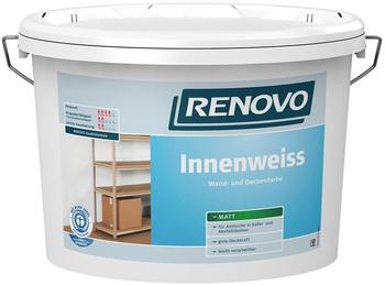 Renovo Wandfarbe Innenweiss matt 5 l