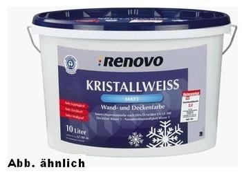 Renovo Wandfarbe Kristallweiss matt 2,5 l