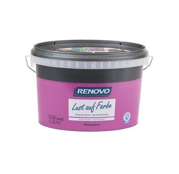 Renovo Wandfarbe Pflaumenmus matt 2,5 l