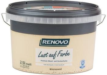 Renovo Wandfarbe W&uuml;stensand matt 2,5 l