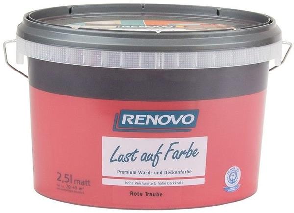 Renovo Wandfarbe Rote Traube matt 2,5 l