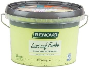 Renovo Wandfarbe Zitronengras matt 1 l