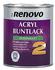 Renovo Acryl Buntlack Seidenmattlack 2 in 1 schwarz 375 ml