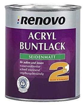 Renovo Acryl Buntlack Seidenmattlack 2 in 1 laubgr&uuml;n 750 ml