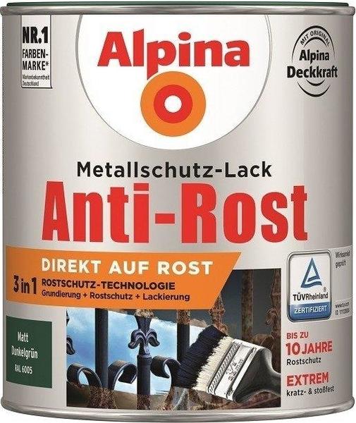 Alpina Farben Anti-Rost 750 ml dunkelgrün matt