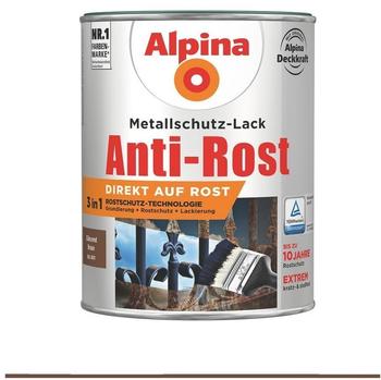 Alpina Farben Anti-Rost 2,5 l braun gl&auml;nzend