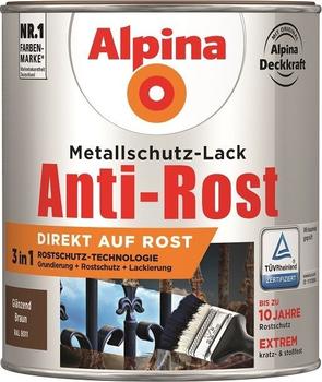 Alpina Farben Anti-Rost 750 ml braun glänzend