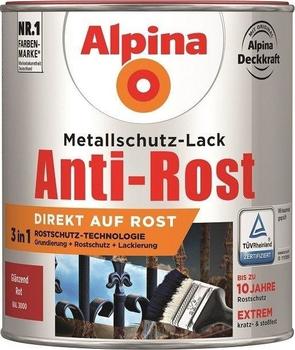 Alpina Farben Anti-Rost 750 ml rot glänzend