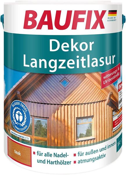 Baufix GmbH Baufix Dekor-Langzeitlasur 5 l teak