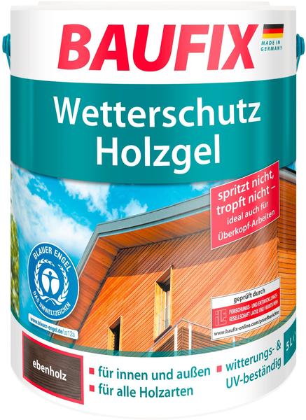 Baufix Wetterschutz-Holzgel 5 l ebenholz