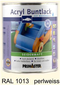 PRIMASTER Acryl Buntlack perlweiss seidenmatt 375 ml