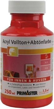 PRIMASTER Vollton + Abtönfarbe rot matt 250 ml