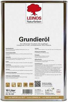 Leinos Grundieröl 220 für innen 10 l (2988-3)