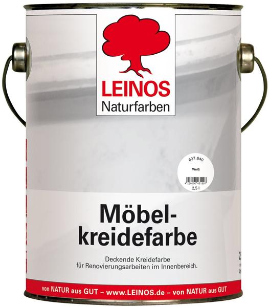 Leinos Möbelkreidefarbe Weiß 2,5 l (44514)