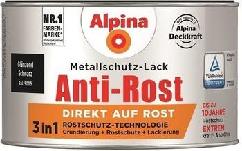 Alpina Farben Anti-Rost 3in1 glänzend schwarz 300 ml (912818)