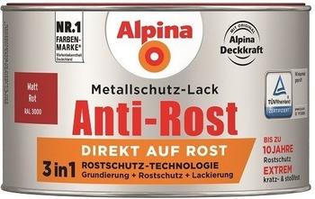 Alpina Farben Anti-Rost 3in1 matt rot 300 ml (912949)