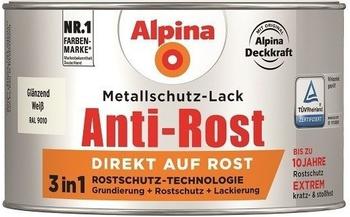 Alpina Farben Anti-Rost 3in1 glänzend weiss 300 ml