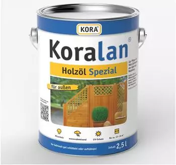 Kora Koralan 2in1 Holz&ouml;l Spezial UV Natur 2,5 Liter