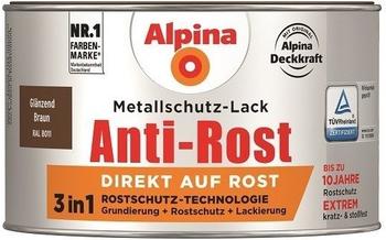 Alpina Farben Alpina Anti-Rost 3in1 glänzend braun 300 ml (912806)