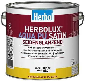 Herbol Herbolux Aqua PU Satin weiß seidenglänzend 0,750 L