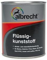 Albrecht Fl&uuml;ssigkunststoff Seidengl&auml;nzend 0,75 L Farbwahl, Farbe:Silbergrau