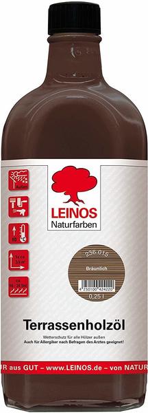 Leinos Terrassenöl bräunlich 250 ml (236-015-0,25)